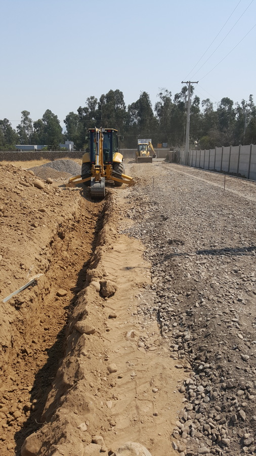 Excavación alimentadores