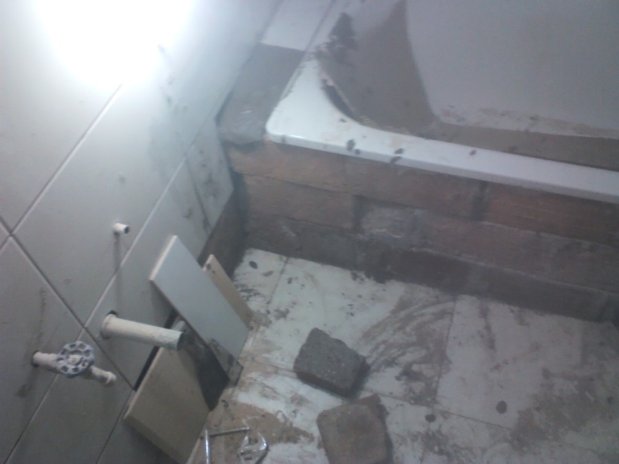 fabricacion de base para tina