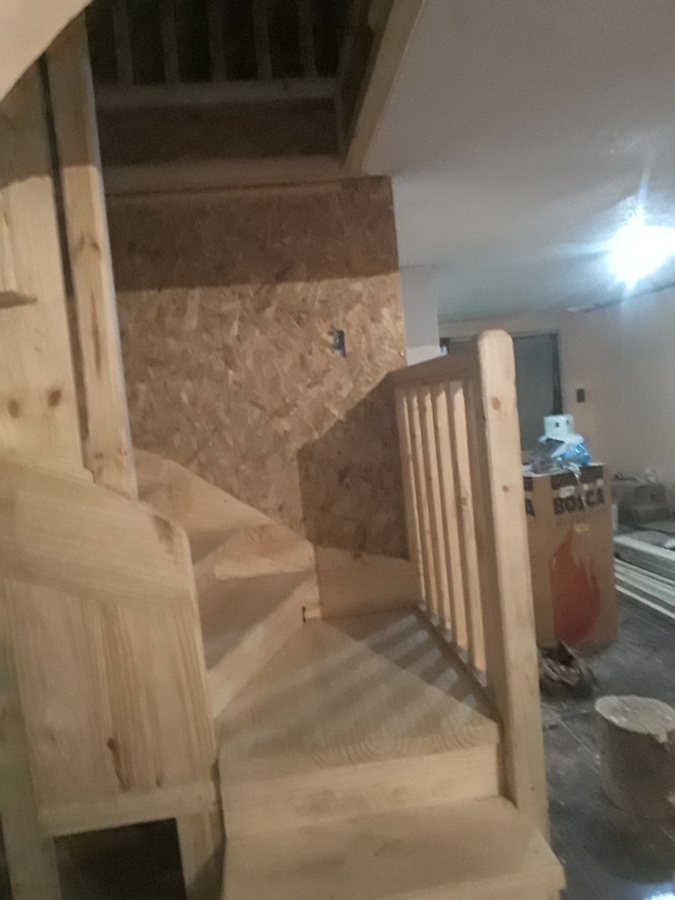fabricacion de escalera de madera