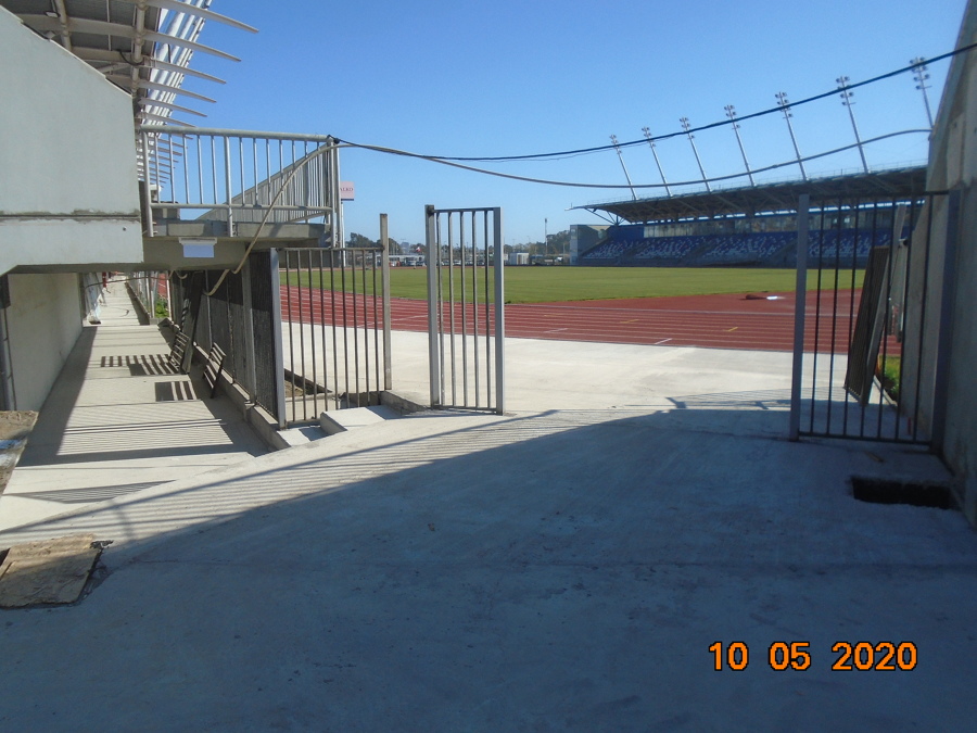 Foto panorámica hormigón terminado