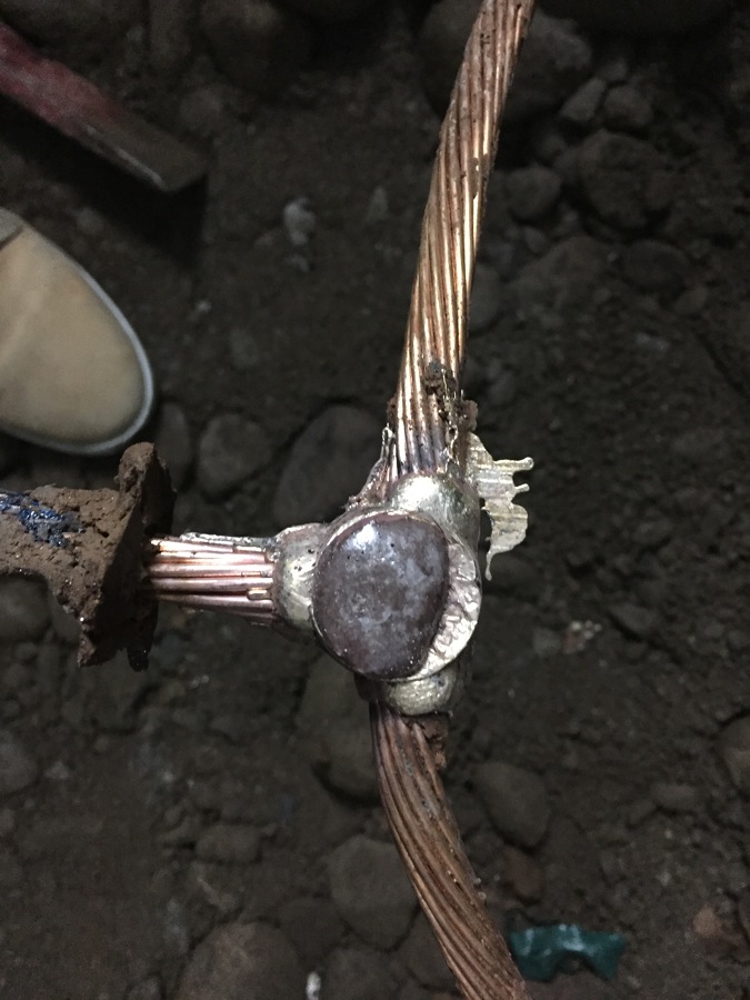 Fusión de soldadura exotérmica de Malla tierra