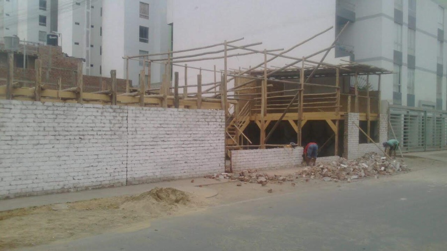 Habilitación para fachada