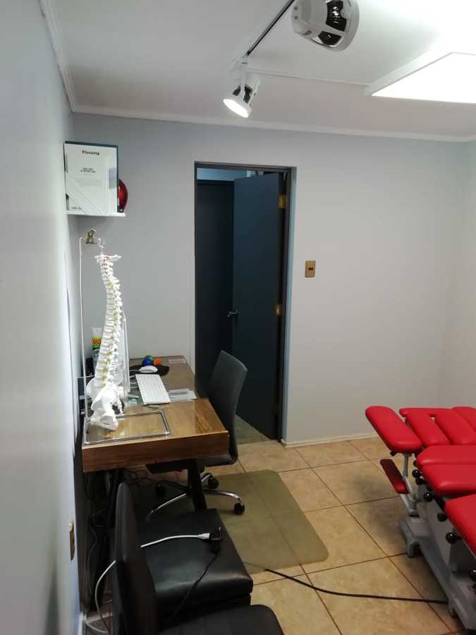 Iluminación de box quiropráctico