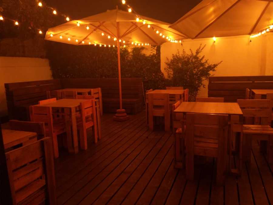 Iluminación de terraza posterior