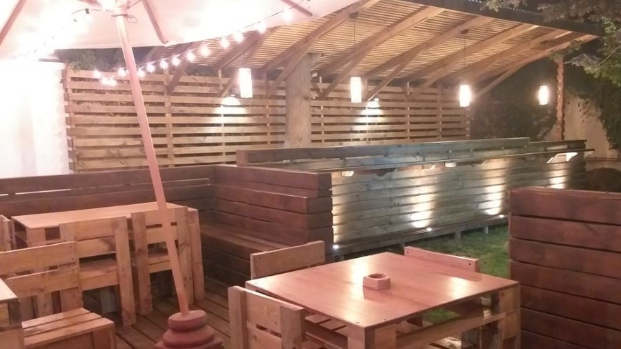 Iluminación del bar