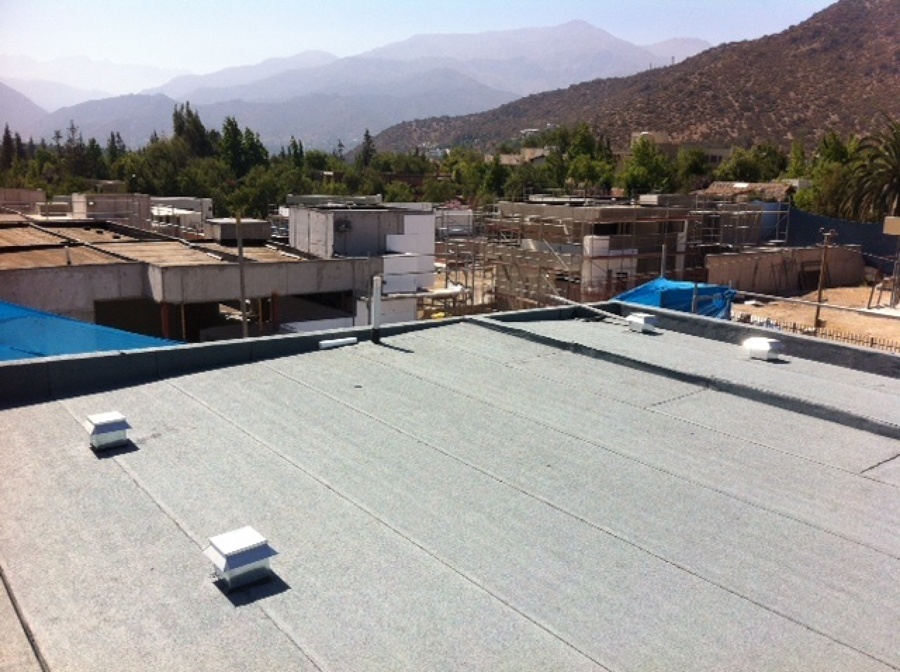 Imp. de Techo sobre  placas de madera