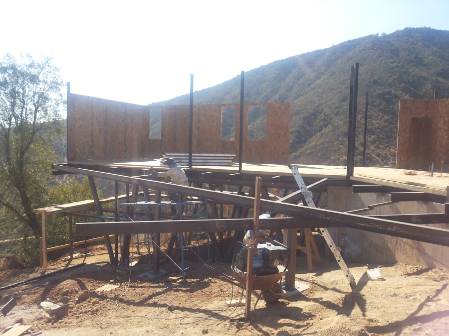 Inicio de Colocación de Paneles