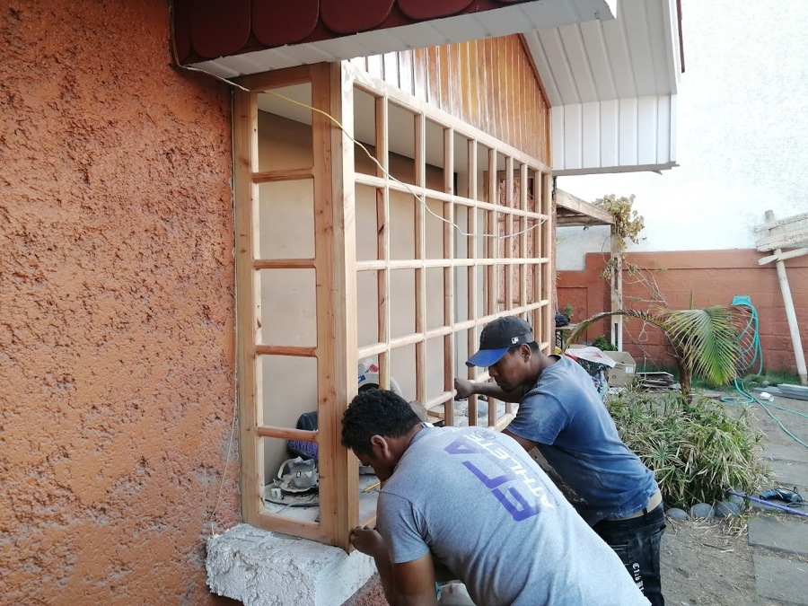 Instalación bow window