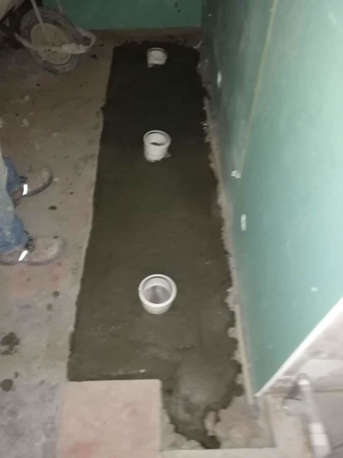 instalación de alcantarillado