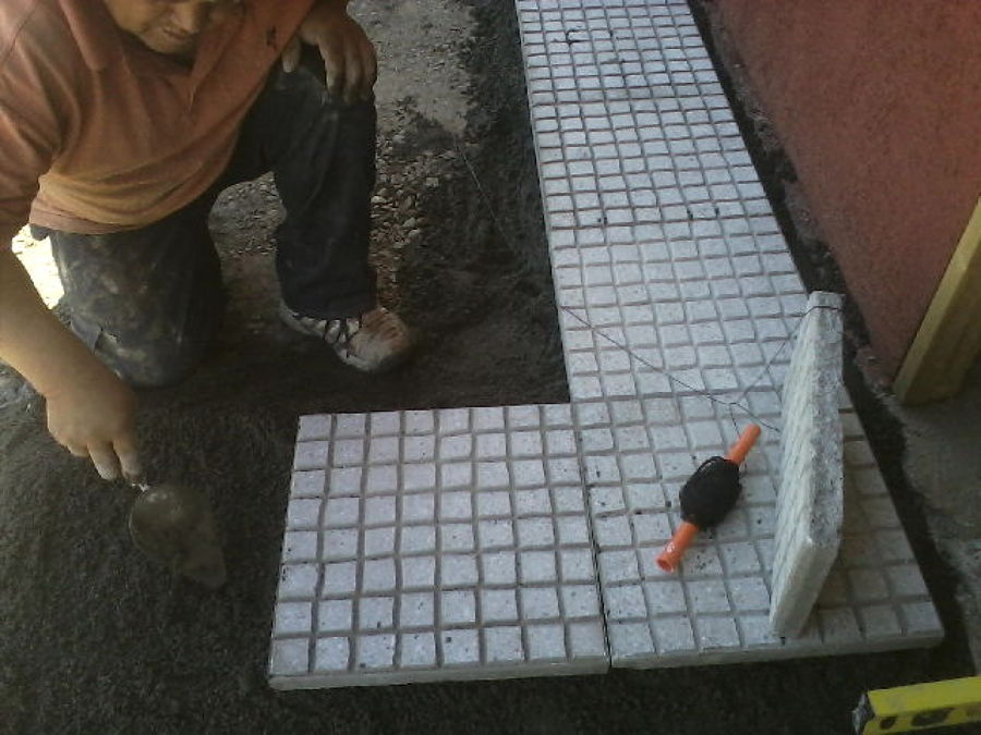 Instalación de baldosa 