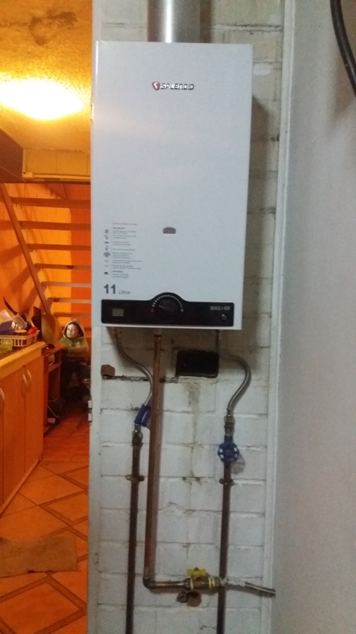 Instalación de calefont