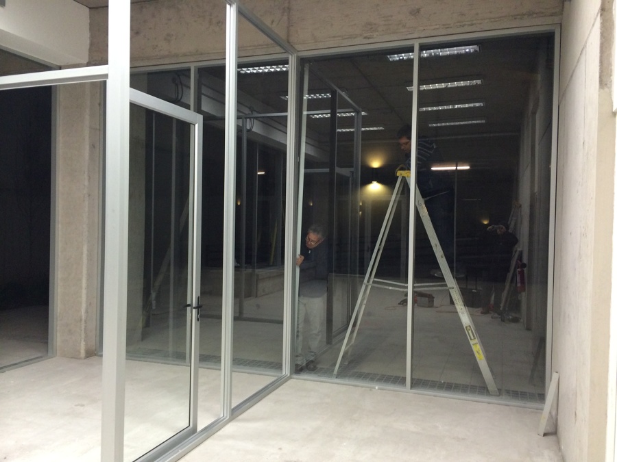 Instalación de Cristales laminados 10 mm