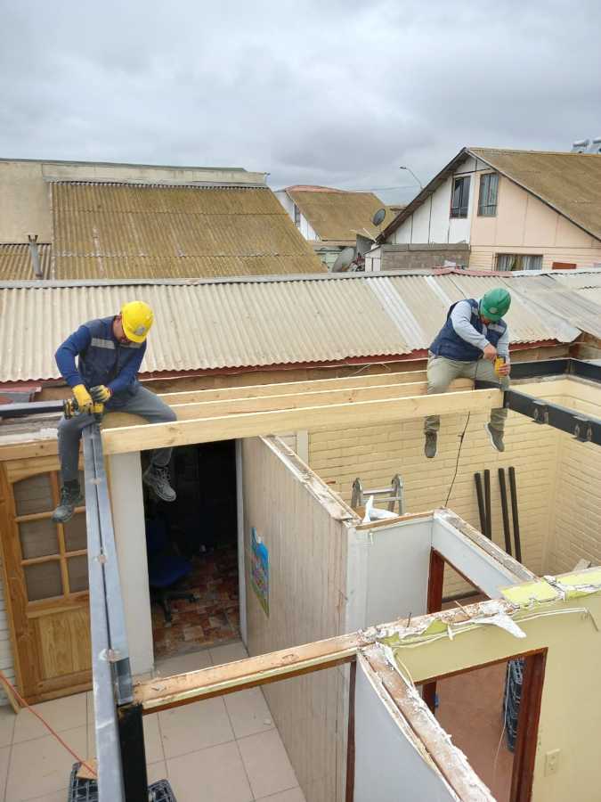 Instalación de Estructura Soporte Segundo Piso