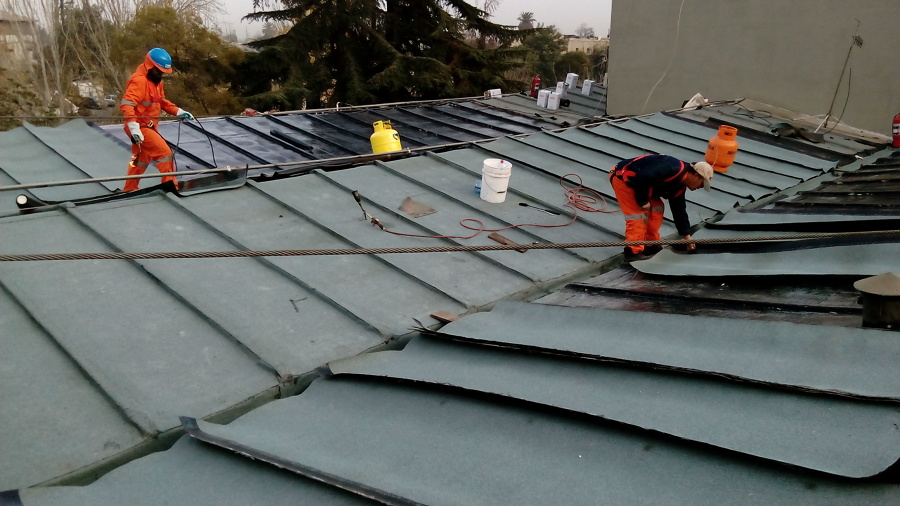 Instalación de membrana 