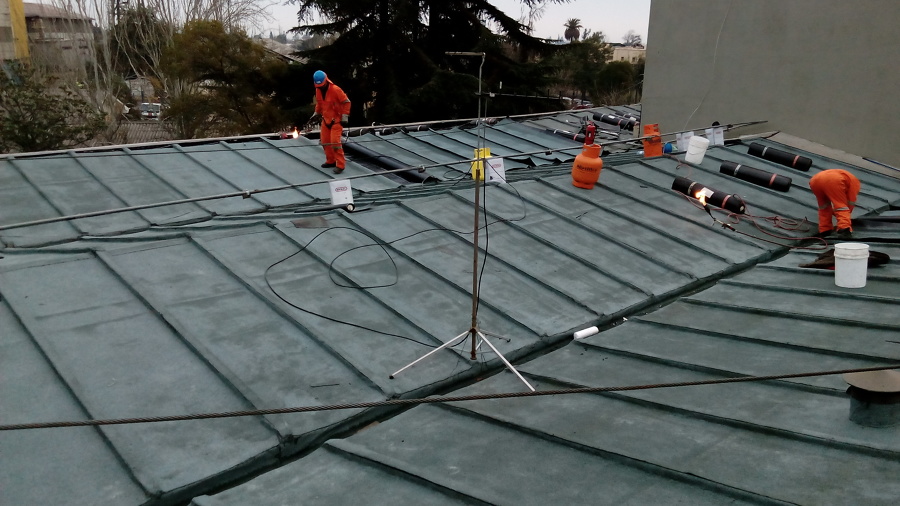 Instalación de membrana 