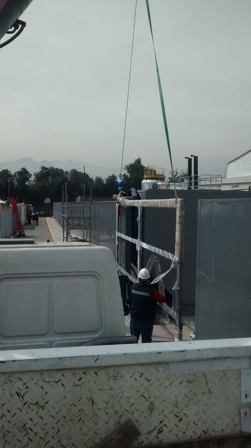 Instalacion de perimetral acustico en Data Center Falabella