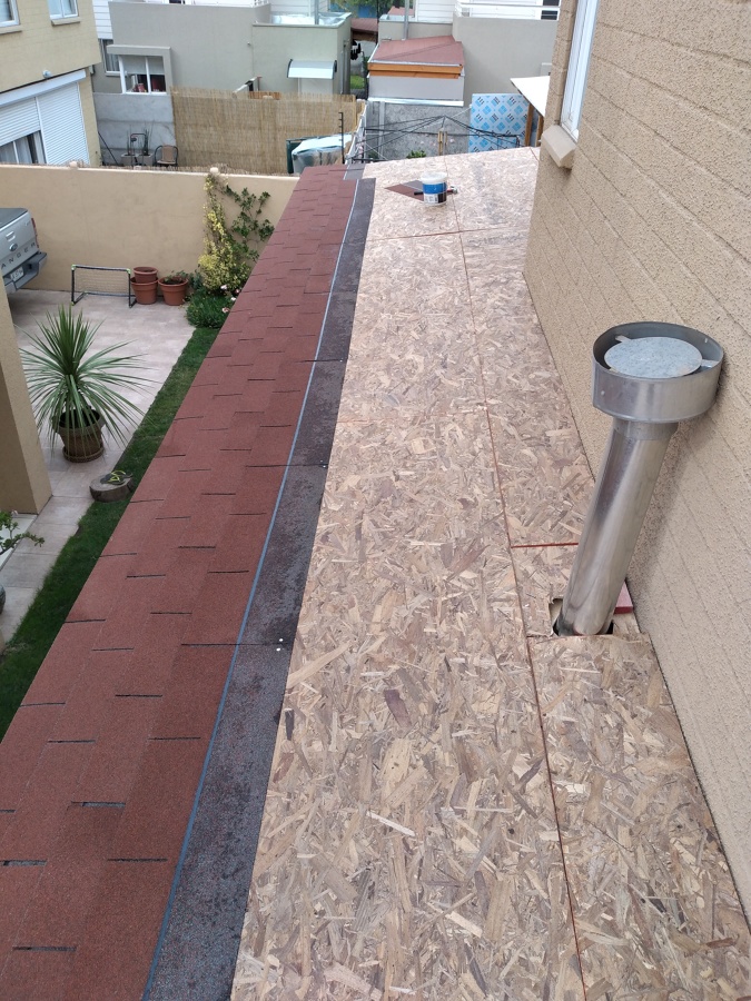 Instalación de tejas