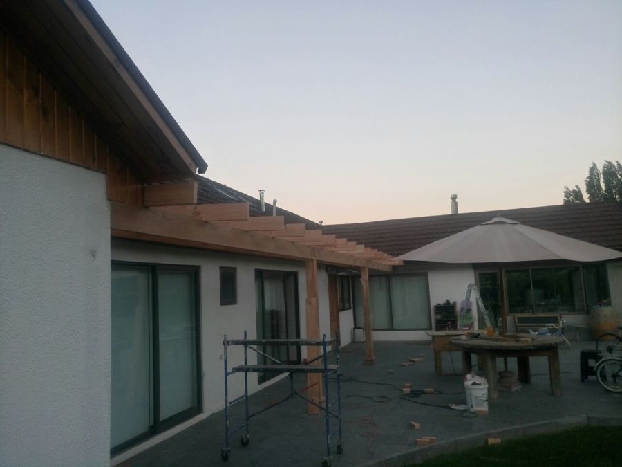 Instalación de travesaños