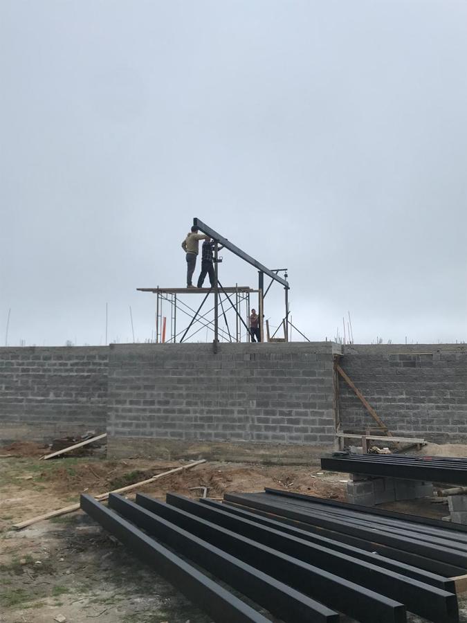 Instalacion de viga de acero