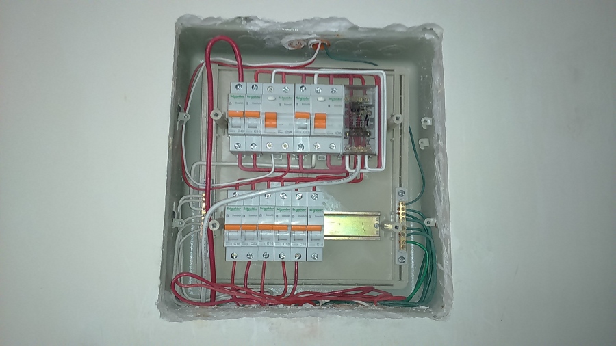 Instalación eléctrica en departamento