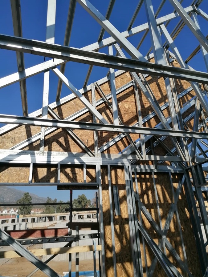 instalación estructura metalcon y cerchas
