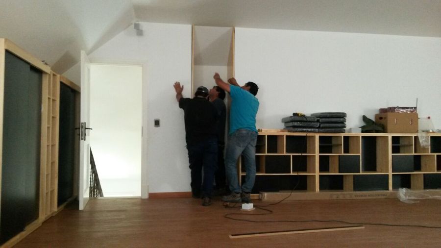 Instalación laterales de nichos