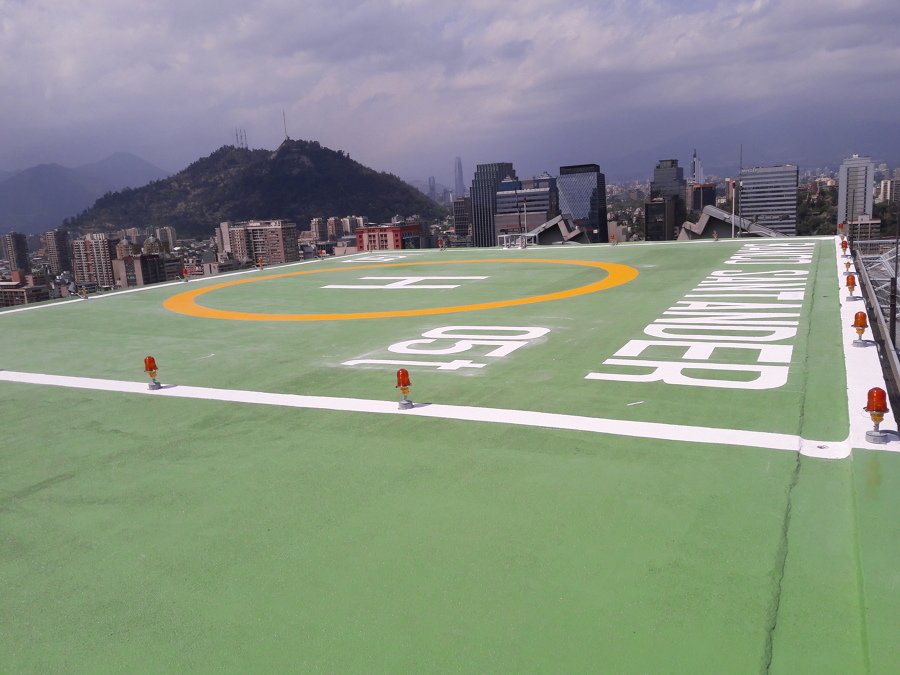 Instalacionnde balizas en pista