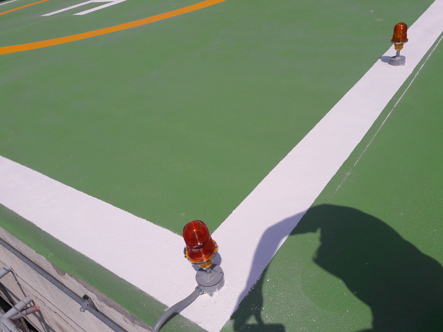 Instalacionnde balizas en pista