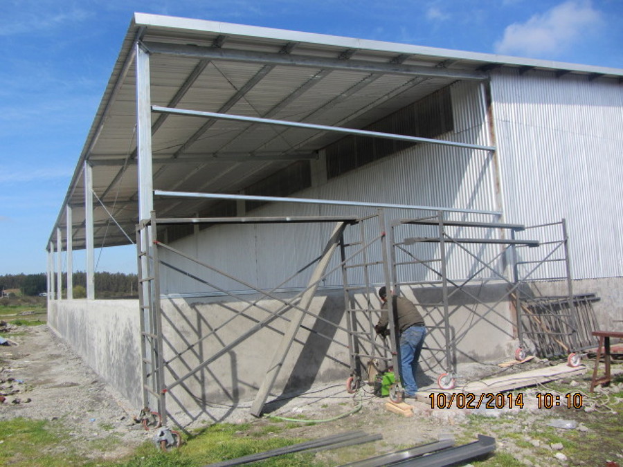 Instalando las costaneras laterales