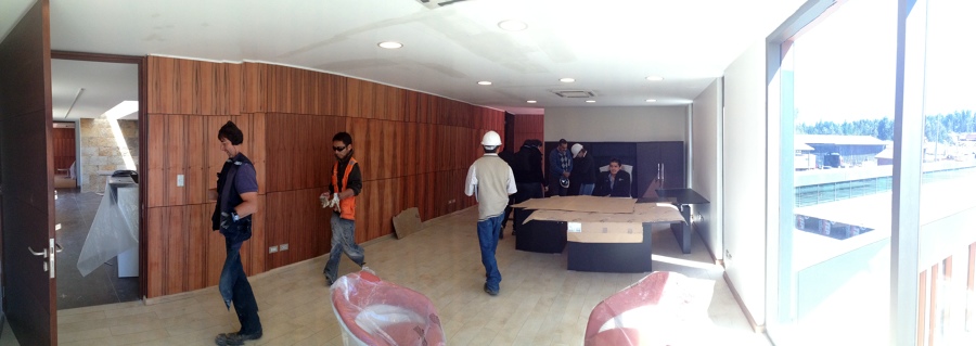 Interior Oficinas Maderas Martín.