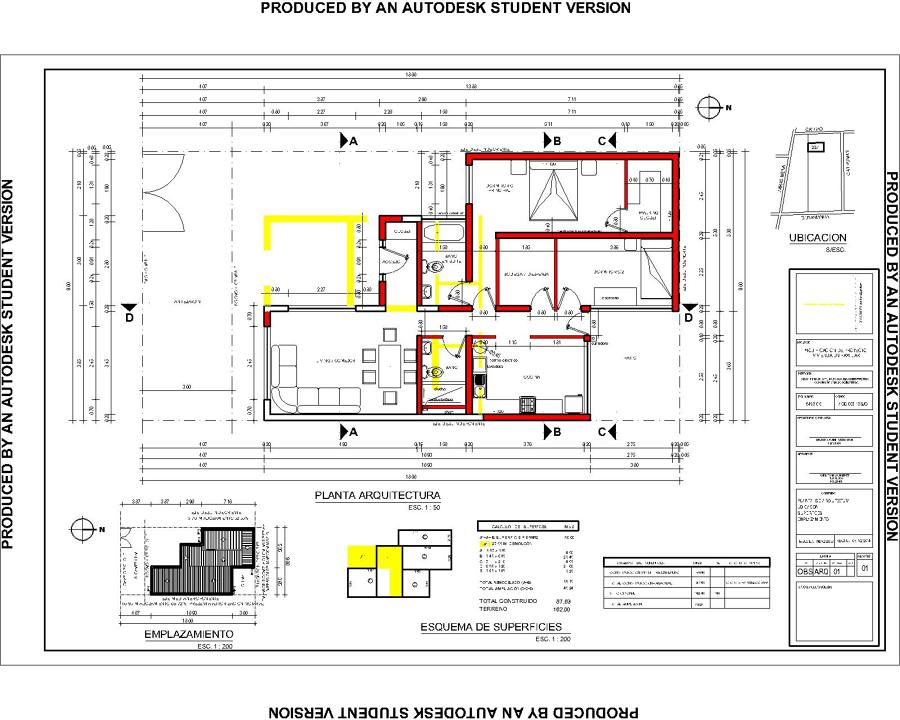 Lamina 01 Planta Arquitectura