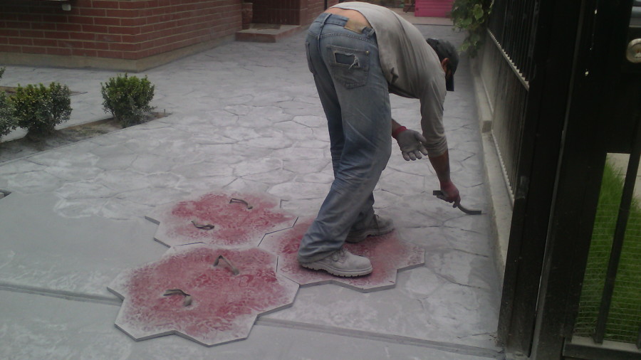 Limpieza de excedentes en cada huella