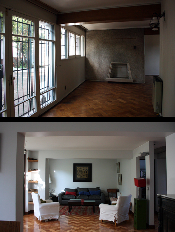 Living: antes y después