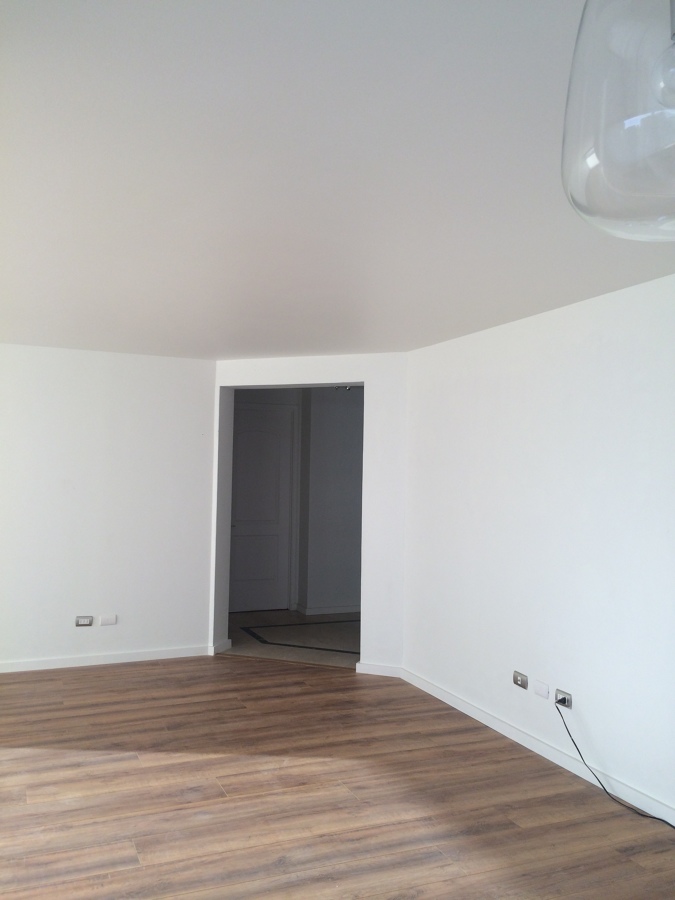 Living comedor, cambio de piso y pinturas