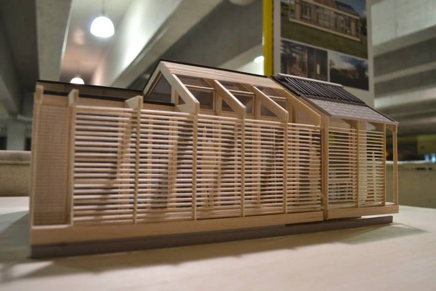 Maqueta de exhibición_ fachada frontal