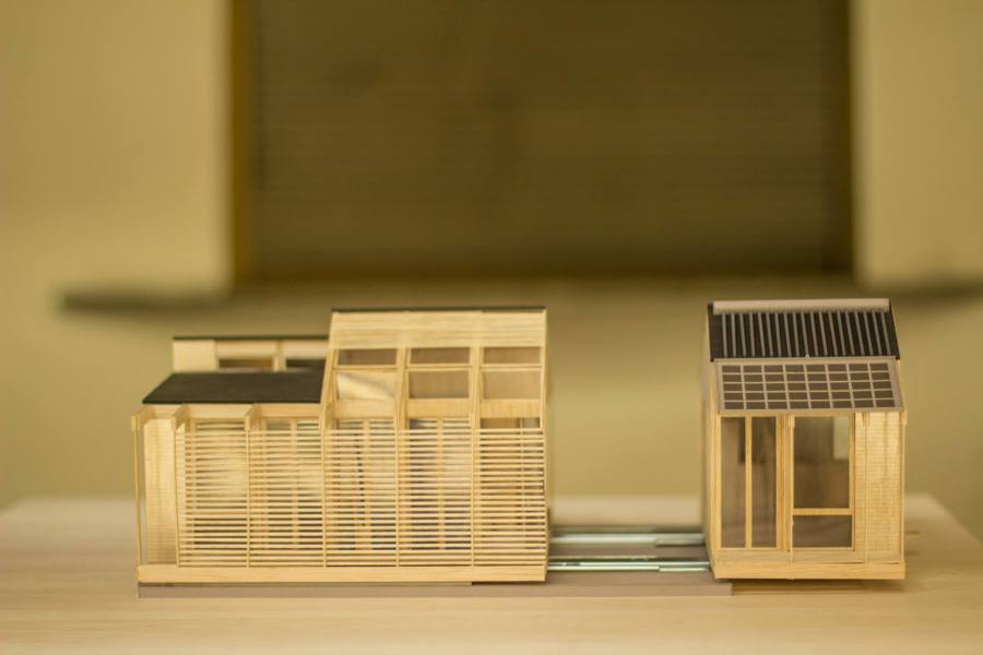 Maqueta de exhibición_ fachada frontal