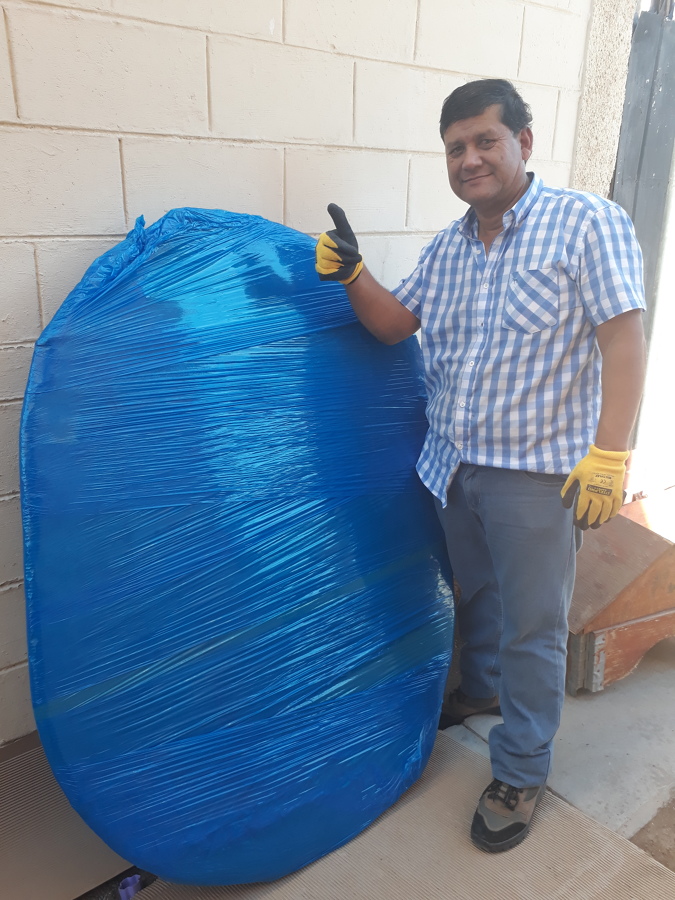 Mesa de Comedor totalmente embalada