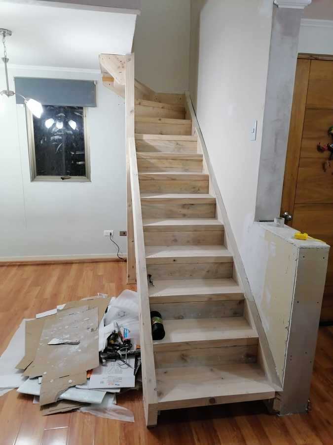 Montaje de escalera
