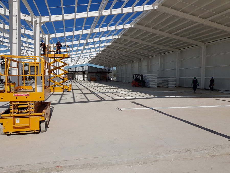 Montaje de Paneles de Techo