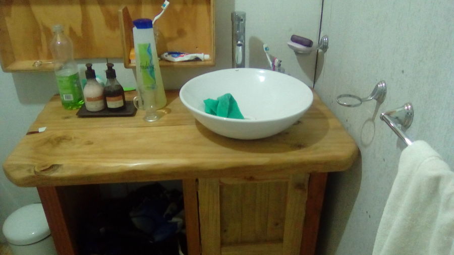 mueble rustico vanitorio