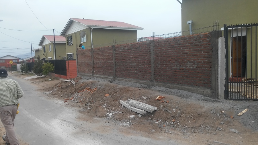 Muro de ladrillo fiscal