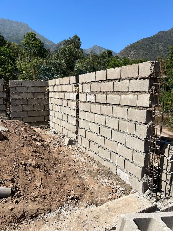 Muros contención para radier