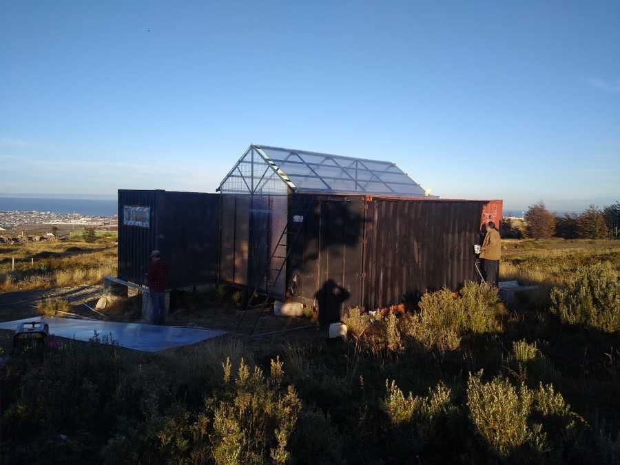Panoramica exterior hacia el estrecho de magallanes