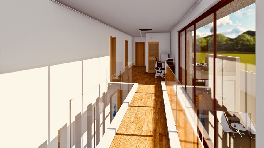 Pasillo Segundo Piso