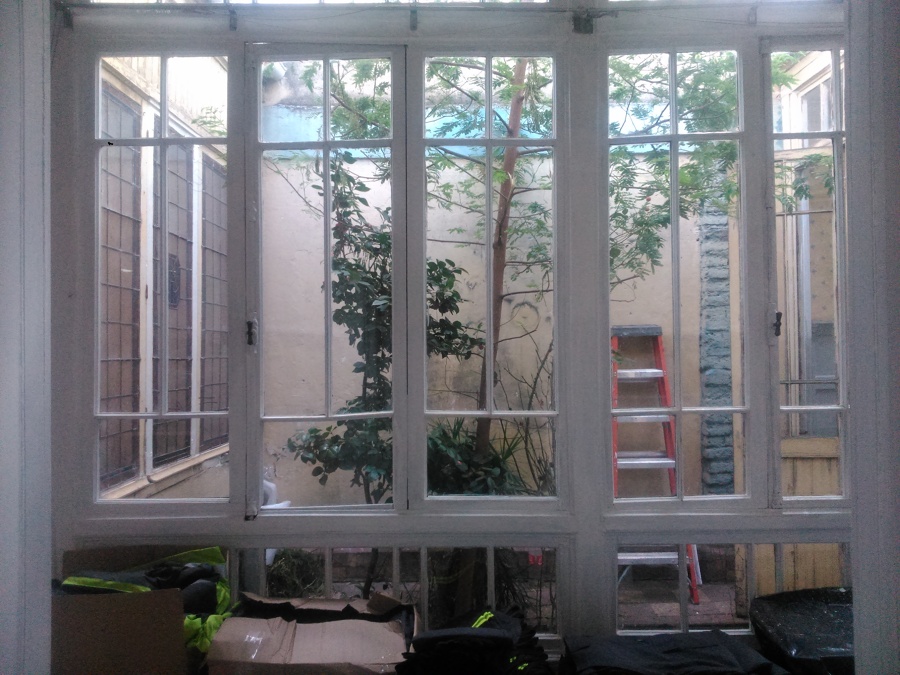 patio antes de  ser pintado