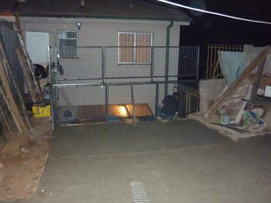 Pavimento y cierre terminado