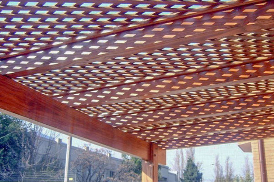 Pergola con treillage 1