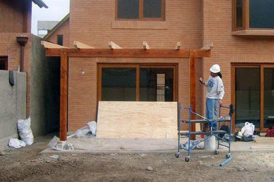 Pergola con treillage 2