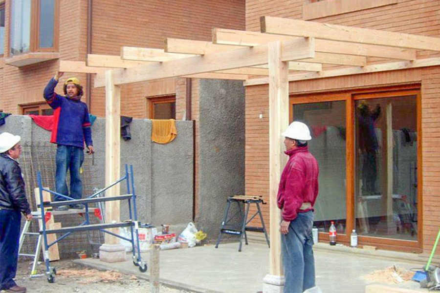 Pergola con treillage 3