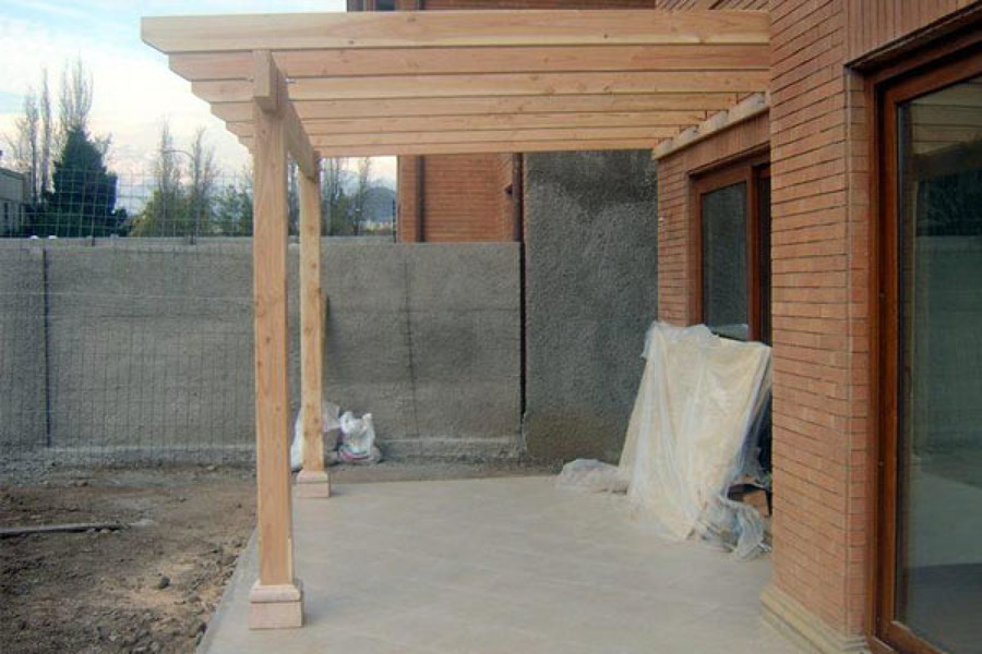 Pergola con treillage 4